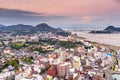 Shimonoseki, Japan Skyline at Dusk Royalty Free Stock Photo