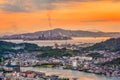 Shimonoseki, Japan Skyline Royalty Free Stock Photo