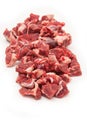 Shin of beef meat isolated on a white studio background, Royalty Free Stock Photo