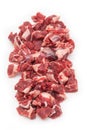 Shin of beef meat isolated on a white studio background, Royalty Free Stock Photo