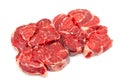 Shin of beef meat isolated on a white studio background, Royalty Free Stock Photo