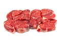 Shin of beef meat isolated on a white studio background, Royalty Free Stock Photo