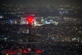 Shin-Yokohama night view seen from the Landmark Tower