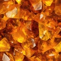Shine Citrine Macro Beautiful Texture Tile Seamless Background. Generative AI Royalty Free Stock Photo