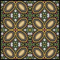 Shine fashion pattern from brilliant stones, rhinestones. Royalty Free Stock Photo