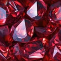 Shine Garnet Macro Beautiful Texture Tile Seamless Background. Generative AI