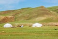 Mongolian yurts called gers, northern Mongolia