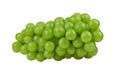 Bunch of Shine Muscat Grape isolated on white background Royalty Free Stock Photo