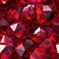 Shine Ruby Macro Photo. Tile Seamless Background. Generative AI