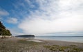 Shine Tidelands State Park shoreline of Bywater Bay near Port Ludlow in the Puget Sound in Washington State