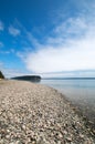 Shine Tidelands State Park shoreline of Bywater Bay near Port Ludlow in the Puget Sound in Washington State