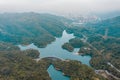 Shing Mun Reservoir, Hong Kong Royalty Free Stock Photo