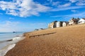 Shingle beach of Deal town Kent England Royalty Free Stock Photo