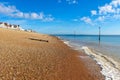 Shingle beach of Deal town Kent England Royalty Free Stock Photo