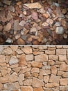 Shingle, stone texture background Royalty Free Stock Photo