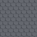 Shingles roof seamless pattern