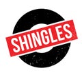 Shingles rubber stamp