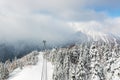 Shinhotaka Ropeway, Cable car station, Takayama Gifu, Japan.