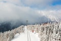 Shinhotaka Ropeway, Cable car station, Takayama Gifu, Japan.