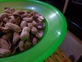 The shini peanuts waste Royalty Free Stock Photo