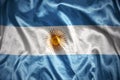 shining argentinean flag