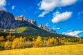 Shining autumn day in Canmore