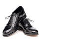 Shining back business shoes Royalty Free Stock Photo