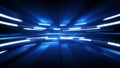 Shining blue glow technology background Royalty Free Stock Photo