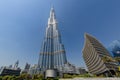 Shining Burji Khalifa Royalty Free Stock Photo