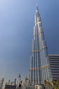 Shining Burji Khalifa Royalty Free Stock Photo