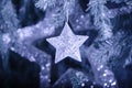 Shining Christmas star decoration - Abstract colors