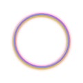 Shining circle frame Transparent Background