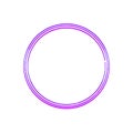 Shining circle frame Transparent Background