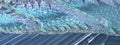 Shining Crystal Ore Blue Elegant Modern 3D Rendering Image Background