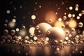 Shining and darkness defocused pearl glitter christmas, abstract, backgrounds