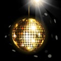 Shining disco ball Royalty Free Stock Photo