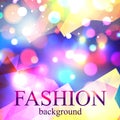Shining fashion blur bokeh background for beauty