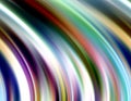 Shining fluid lines background in colorful hues, abstract background, fantasy Royalty Free Stock Photo