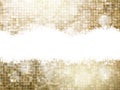 Shining Gold Elegant Christmas Background. EPS 10 Royalty Free Stock Photo