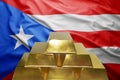 Puerto rico gold reserves Royalty Free Stock Photo