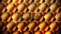 Shining golden polygon pattern background. Luxury background. Vector illustration