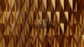 Shining golden polygon repeating pattern background. Luxury background. Vector illustration