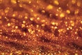 Shining golden sand made of glitters - festival concept with bokeh texture - cute abstract photo background