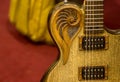 The shining guitar details Royalty Free Stock Photo