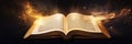 Shining Holy Bible Ancient Book banner message