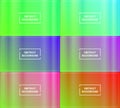 six sets of light green vertical gradient background. abstract, simple, minimal and colorful concept Royalty Free Stock Photo