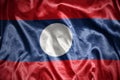 shining laotian flag