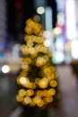 Shining lights neon bokeh Royalty Free Stock Photo