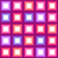 Shining multicolor square lights seamless background