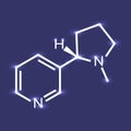 Shining nicotine chemical formula